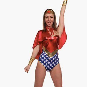 Wonder Woman Costume Set for Women  Halloween– Superhero Cosplay Outfit- small